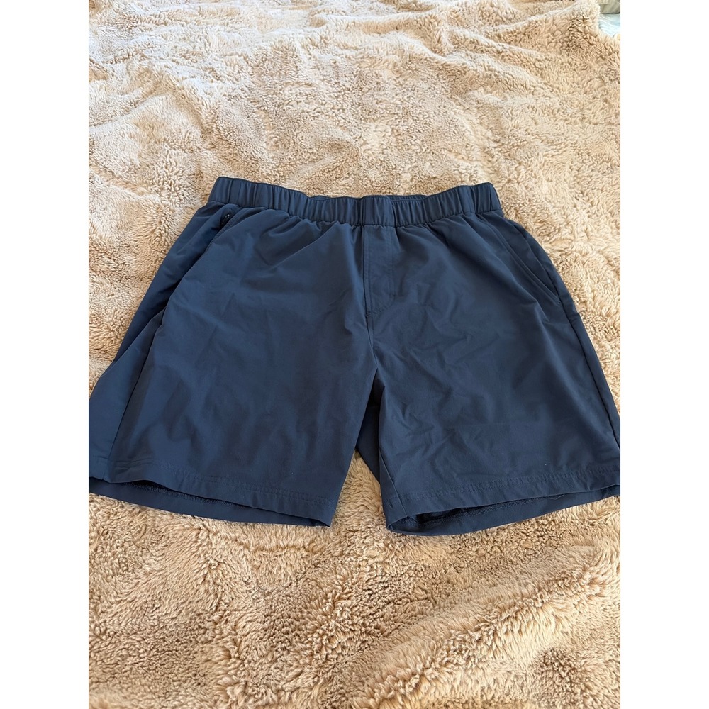 Rhoback Mens Active Shorts XL Navy Blue Performance Athletic Golf Lined 7in